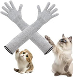 Pet Handling Gloves – 16" Extra-Long Cat Grooming Arm Sleeves Cat Care & Grooming Pet Clever 