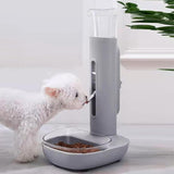 Pet Standing Water Dispenser Cat Dog Standing Bowl with Detachable Pole Dog Bowls & Feeders Pet Clever 