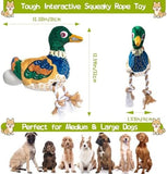 Pet Tug-of-War Toy with Squeaker Durable Duck Dog Toy Dog Toys Pet Clever 