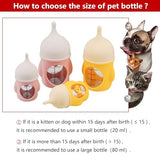 Puppy Bottles for Nursing Kitten Bottles for Nursing Dog Bowls & Feeders Pet Clever 