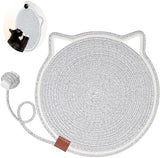 Round Horizontal Floor Cat Scratching Pads for Indoor Cats Cat Trees & Scratching Posts Pet Clever 