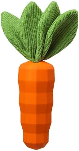 Rubber Carrot Dog Toys - Pet Clever