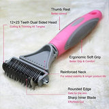 Safe Grooming Tool for Easy Mats & Tangles Removing Dog Combs Pet Clever 