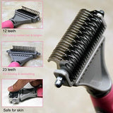 Safe Grooming Tool for Easy Mats & Tangles Removing Dog Combs Pet Clever 