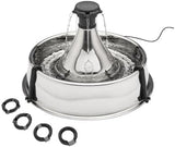 Scratch and Rust Resistant Automatic Water Dispenser for Pets- Filters Included Dog Bowls & Feeders Pet Clever 