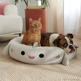 Shark Pet Bed - Ultrasoft Plush Pet Bed Dog Beds & Blankets Pet Clever 
