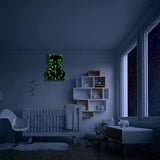 Silent Non-Ticking Glow in The Dark Luminous Clock for Bedroom Home Decor Cats Pet Clever 