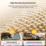 Sisal Cat Scratching Board w/Replaceable Sisal Pad Cat Trees & Scratching Posts Pet Clever 