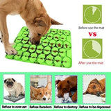 Slow Feeder Lick Mat for Dry Wet Food for Pet Encourages Natural Foraging Skill Dog Pet Clever 