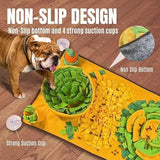 Snuffle Mat for Dogs Large Dog Snuffle Mat with Squeaky Plush Carrot Toy Dog Pet Clever 