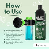 Soap & Shampoo Dispenser for Pet Wash and Garden Hose Sprayer Nozzle by Girl With The Dogs Dog Hair Trimmers Pet Clever 