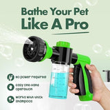 Soap & Shampoo Dispenser for Pet Wash and Garden Hose Sprayer Nozzle by Girl With The Dogs Dog Hair Trimmers Pet Clever 