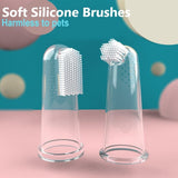 Soft High Grade Finger Toothbrush Pet Toothbrush for Small to Large Dogs Cats Toothbrush Pet Clever 