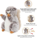 Squeaky Dog Toys Cute Stuffed Squirrel Toys Pet Clever 