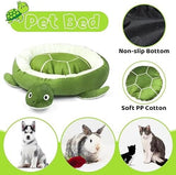 Turtle Plush Dog Bed - Anti-Anxiety for Small to Medium Dogs Dog Beds & Blankets Pet Clever 