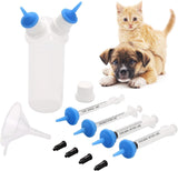 Two Silicone Nipple Feeding for Newborn Kittens Dog Bowls & Feeders Pet Clever Blue 