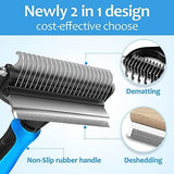 Undercoat Rake and Deshedding Tool for Dogs and Cats Dog Combs Pet Clever 