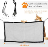 Universal Auto Back Seat Safety Fence Divider for Pet Travel Pet Clever 