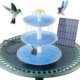 Upgraded DIY Solar Fountain Detachable for Bird Bath Fountain Pump Pet Clever 