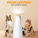 Upgraded Dog Trimmer with LED Light Dog Hair Trimmers Pet Clever 