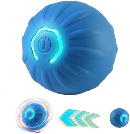 USB Rechargeable Motion-Activated Rolling Toy Toys Pet Clever 