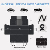 Waterproof Back Seat Extender for Dogs Travel Pet Clever 