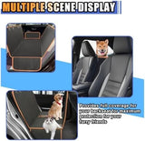 Waterproof Scratchproof Car Seat Protector with Side Flaps Travel Pet Clever 