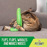 Wiggle Pickle Realistic Flopping Wiggling Silvervine Cat Toy Cat Toys Pet Clever 