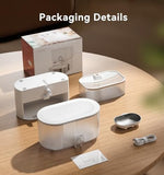 Wireless Cat Water Fountain No Filters, Wastewater Separation Dog Bowls & Feeders Pet Clever 