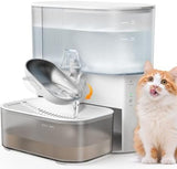 Wireless Cat Water Fountain No Filters, Wastewater Separation Dog Bowls & Feeders Pet Clever 
