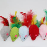 10pcs Cats Mice Toys Cat Toys Pet Clever 