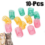 10pcs Cute Cat Spring Toy Cat Toys Pet Clever 