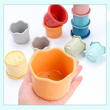 14 Pcs Stacking Cups for Rabbits Hamster Pet Clever 