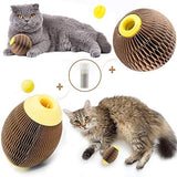 2 PCS Catnip Ball Toys for Cats Catnip Refillable Football Scratcher Balls Cat Toys Pet Clever 