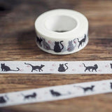 2Pcs Cat Self Adhesive Tape Cat Design Accessories Pet Clever 