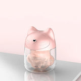 3 in 1 Air Humidifier Cat Design Accessories Pet Clever Pink 