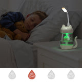 3 In 1 Cute Cat LED Aroma Lamp, Fan and Diffuser Cat Design Accessories Pet Clever 