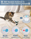 3-in-1 Electronic Exercise Cat Feather Toys Smart Interactive Cat Pet Clever 