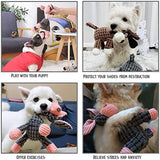 3 Pack Durable Stuffed Animal Plush Chew Toys with Squeakers Toys Pet Clever 