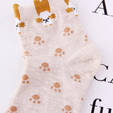 3 Pairs Animal Printed Polka Dots Socks Cat Design Accessories Pet Clever 