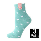 3 Pairs Animal Printed Polka Dots Socks Cat Design Accessories Pet Clever I 3pairs 