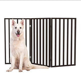3 Panel Tall Freestanding Pet Gate Collection Folding Indoor Barrier Fence Training Pet Clever 