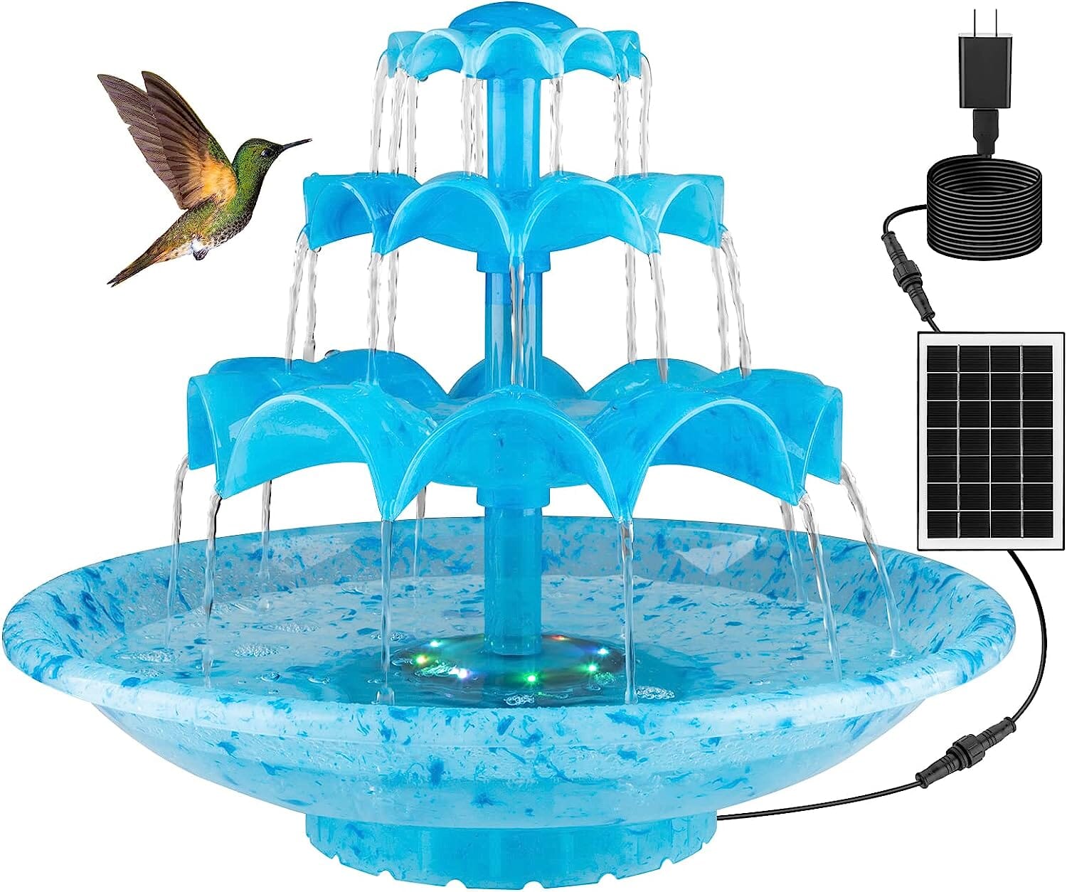 Solar powered cat fountain cheap