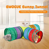3 Way Bunny Hideout Small Animal Activity Tunnel Toys Hamster Pet Clever 