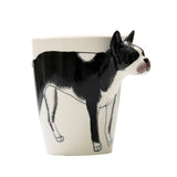 3D Animal Shape Mugs Other Pets Design Mugs Pet Clever Boston Terrier 