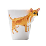 3D Animal Shape Mugs Other Pets Design Mugs Pet Clever Chihuahua 