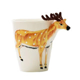 3D Animal Shape Mugs Other Pets Design Mugs Pet Clever Deer 