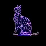 3D Cat Led Lamp Home Decor Cats Pet Clever 