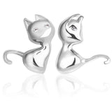 3D Cat Shaped Earrings Cat Design Accessories Pet Clever 