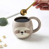 3D Ceramic Drinkware for Sloth Lovers Other Pets Design Mugs Pet Clever 